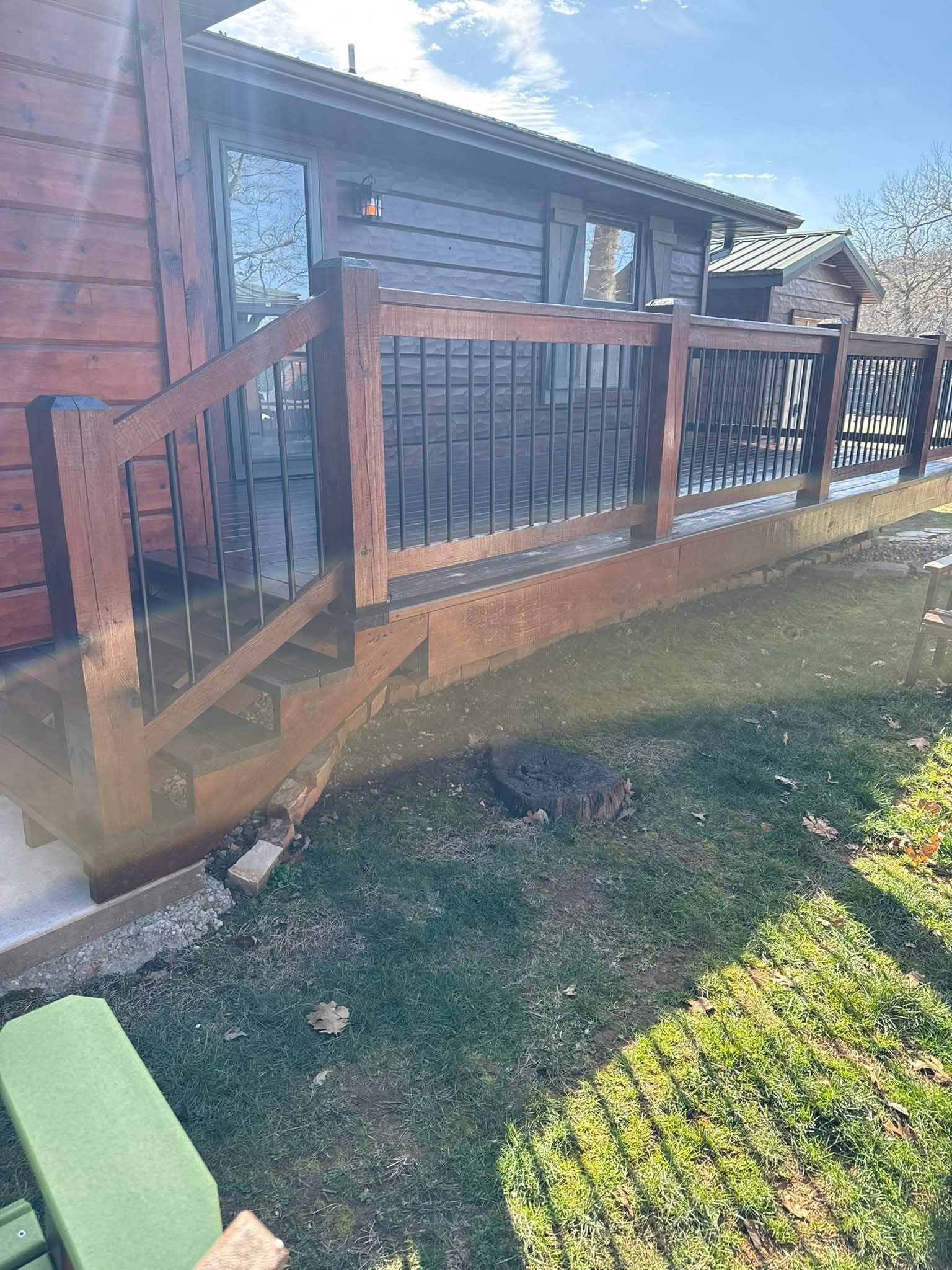 Deck staining in Denver